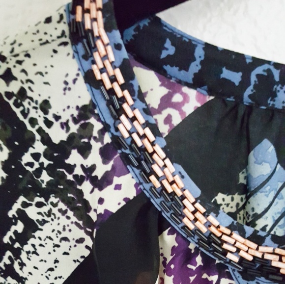 Hale Bob lace-up drop waist silk dress - Picture 7 of 7